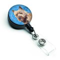 Carolines Treasures Blue Cairn Terrier Retractable Badge Reel LH9365BUBR